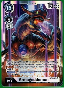 Armageddemon Super Rare Battle of Omni  BT5-085 SR NM - Picture 1 of 1