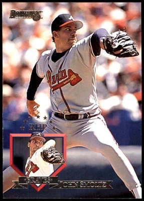 John Smoltz 1995 Donruss #461 Atlanta Braves MLB READ FREE SHIPPING AutographDen - Image 1 of 2