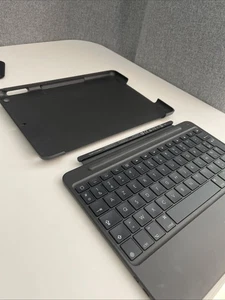 Logitech Slim Combo keyboard case, 920-009040, for Apple iPad 5, 6th 9.7-inch - Picture 1 of 5