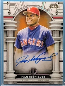 2023 Topps Tribute ⚾ IVAN RODRIGUEZ Olympus Auto 🥳 #1/25 HOF 📈🤑🏦 SHIPS FREE! - Picture 1 of 2