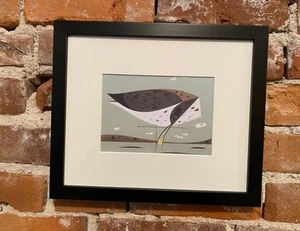 Charley Harper Eskimo Curlew Framed Art Card - Picture 1 of 1
