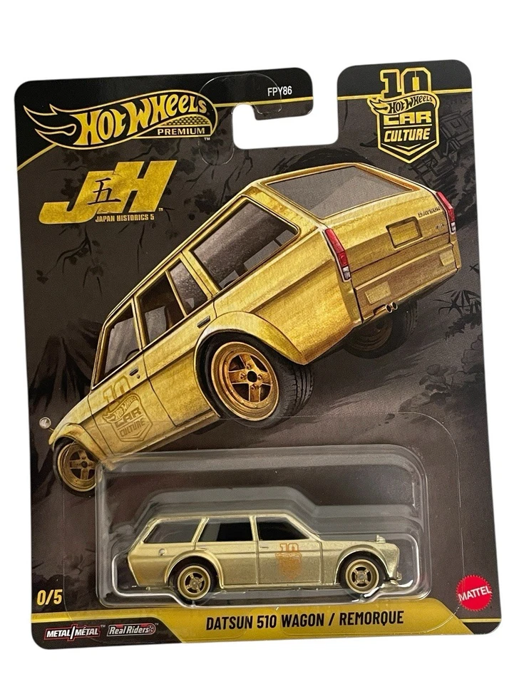 Hot Wheels Car Culture 2025 Japan Historics Datsun 510 Wagon Chase Foto 1 de 1