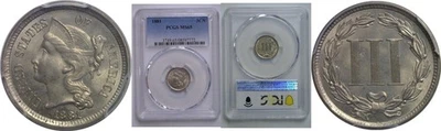 1881 3CN Nickel Three Cent PCGS MS-65 - Image 1 of 3