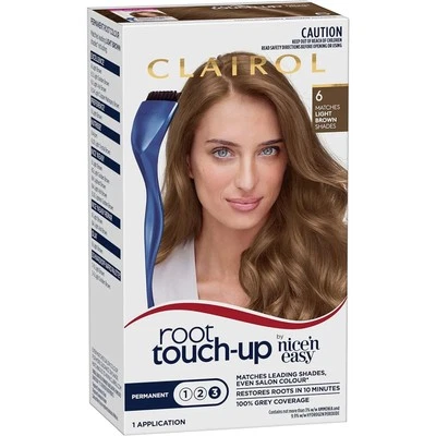 Clairol Nice'n Easy Permanent Root Touch Up - 6 Matches Light Brown Shades - image 1 of 2