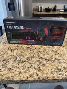 Sound logic XT light up 4-1 gaming combo kit Great Starter Kit - Picture 1 of 4