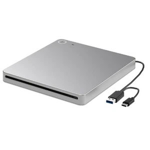 External 3D DVD Drive,USB 3.0 and Type-C CD DVD Drive Player Ultra Slim1535 - Afbeelding 1 van 6