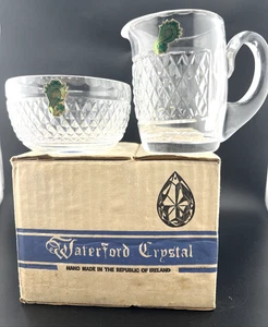 Juego de crema y azúcar abierto Waterford Crystal ALANA/IRLANDA cristal de plomo - Imagen 1 de 12