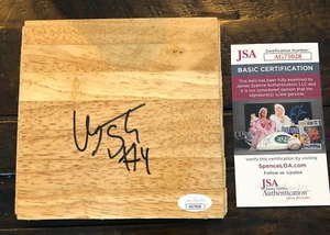 Tablero de piso 6x6 firmado por los Bulldogs del Estado de Fresno por Greg Smith con certificado de autenticidad de la JSA - Imagen 1 de 1