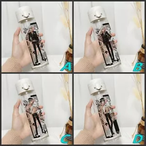 Bungo Stray Dogs Anime Cosplay Double Glass Water Cup Water Goblet Harajuku Gift - Picture 1 of 12