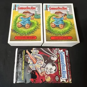 GARBAGE PAIL KIDS OH, THE HORROR-IBLE! 2018 COMPLETE 200-CARD BASE SET +WRAPPER! - Picture 1 of 2