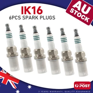 6pcs IRIDIUM Spark Plugs IK16 Fits '98-'03 Holden Rodeo TF 3.2L V6 6VD1 - Picture 1 of 7