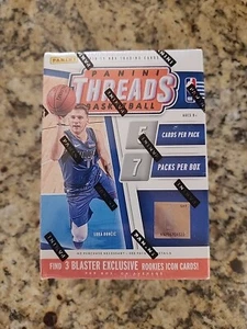 2018-2019 Panini Threads Basketball Blaster Box Luka Doncic Trae Young RC Year - Picture 1 of 7