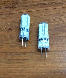 2 Super Bright BBT 12 volt Low Voltage 24 Cool White LED G4 Light Bulbs - Picture 1 of 2
