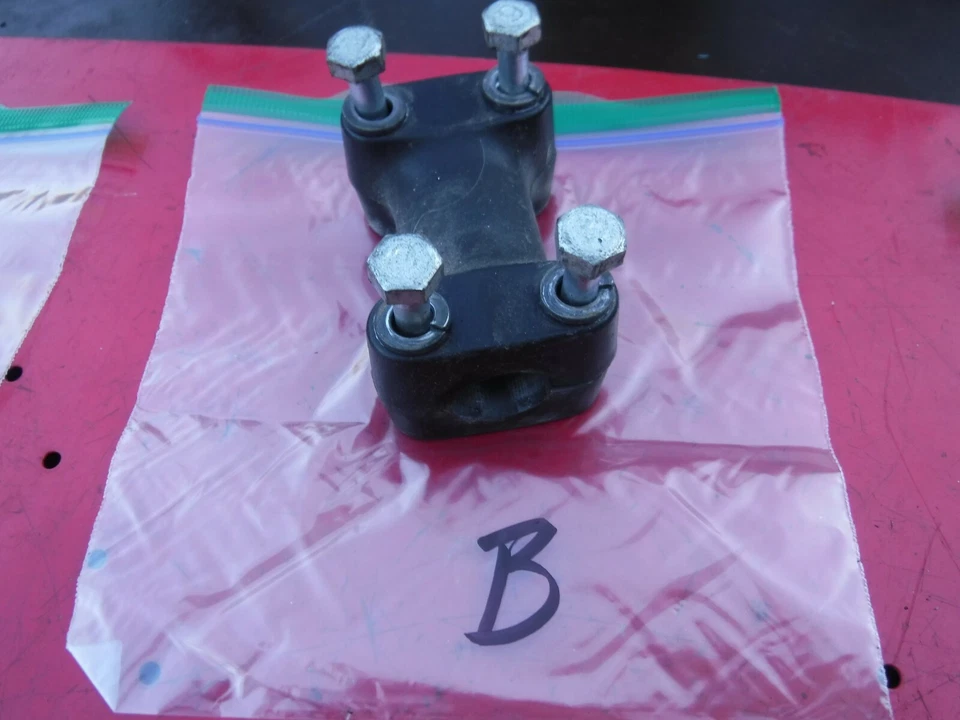 78-79 YAMAHA 340 ENTICER snow parts: HANDLEBAR CLAMPS #B - Image 1 of 1