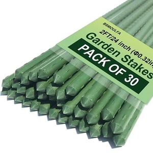 Garden Stakes 24 Inch 2ft Metal Plant Stakes 30 Pack for Gardening and Farm P... - Picture 1 of 8