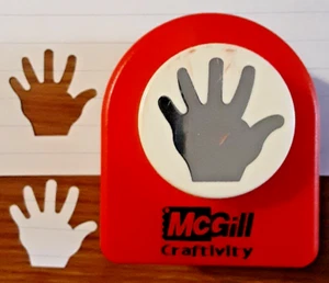 Hand Paper Punch Mcgill craftivity crafting card making quilling vtg hand print - Picture 1 of 9
