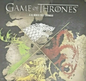 Calendario de pared de Game of Thrones 2016, 2019, 2020 o 2022 (nuevo, sellado de fábrica) - Imagen 1 de 13