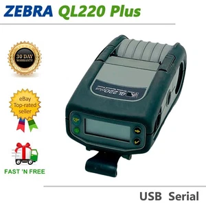 Zebra QL220 Plus Tragbarer Barcode Thermodrucker USB ohne Ladegerät ohne Akku - Bild 1 von 12