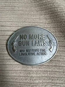 Vintage National Rifle Association Belt Buckle Read - Picture 1 of 3