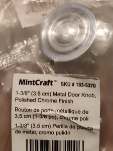 10 Pieces MintCraft Knobs 1-3/8” Metal Door Drawer Cabinet Knob 1835370 - Picture 1 of 2