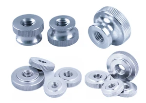 Steel Knurled Thumb Nut for Bolts Zinc-Plated - M3 M4 M5 M6 M8 - Picture 1 of 12
