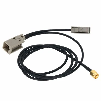HRS Grey GT5 1PP to 1S M/F to SMA male GPS antenna car android navigation - Image 1 of 4