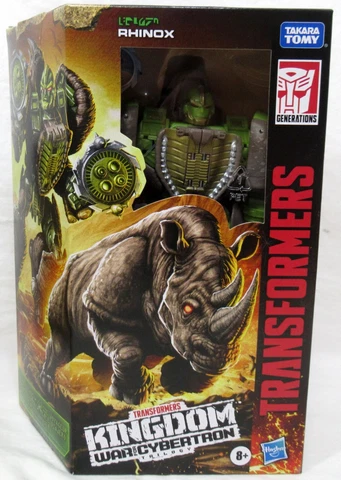 Hasbro Transformers Kingdom Voyager Rhinox New Sealed Cover
