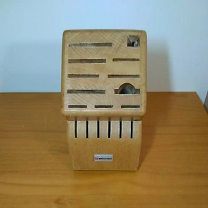 Wusthof 17 Slot Storage Block, Natural, Wooden, Solid wood - Picture 1 of 8