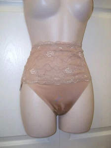 Slim Luxe Damen Größe Medium Hohe Taille Hellbraun Höschen Mieder Spitzenbesatz Neu - Bild 1 von 7