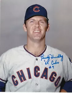 RANDY HUNDLEY CHICAGO CUBS 1969 ACTION SIGNED 8x10 - Picture 1 of 1