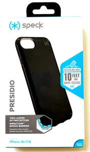 Genuine original Speck Presidio Pro Case for Apple iPhone SE 6 6s 8 7 - Black - Picture 1 of 8