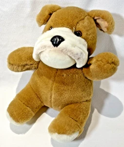Bulldog Brown Puppy Dog Plush Soft Stuffed Animal 9" Toy ASI 62960 - Picture 1 of 12