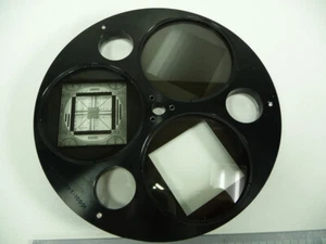USA Spec. Optical Calibration Reticle Pattern Cross Gray Bars f.Foto, Movie etc - Picture 1 of 5
