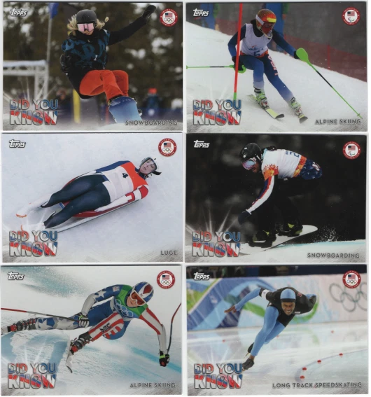 2018 Topps US Winter Olympics  - Did You Know? Insert Cards - Choose From List - Image 1 of 1