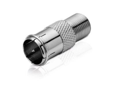 Adapter F-Quick-Stecker / F-Buchse - Bild 1 von 2