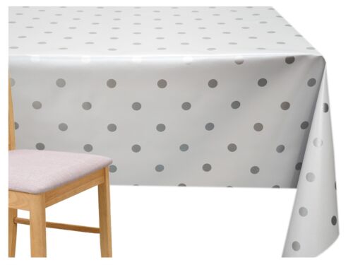 Wipe Clean Tablecloth PVC Vinyl Cover Wipeable Waterproof Table Cloth Protector