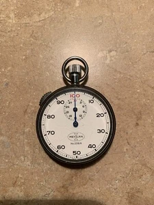MAYLAN 208 SWISS MADE VINTAGE STOPWATCH CHROME FINISH - Picture 1 of 2