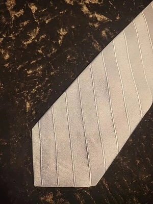 Traje Profesional Vintage Tonino Firenze Para Hombre Corbata Azul Rayas Sólidas Foto 1 de 4