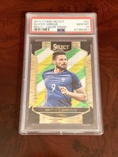 2016 Panini Select Olivier Giroud Multi Color Prizm PSA 10 France football card