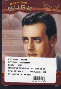 Canada 2008 sc#UX190-193 Hollywood Legends, sealed 4 postage-paid postcards - Picture 1 of 1