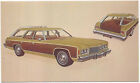 Chevrolet Caprice Estate Station Wagon 1974 US issued Postcard