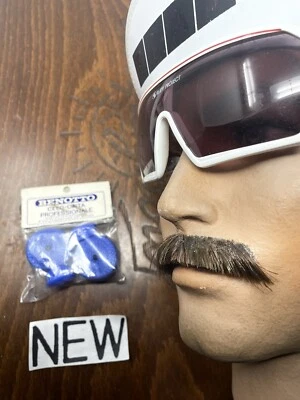 Cinta de barra azul texturizada Benotto Pro clásica nueva de colección 4 tu paseo vintage B Foto 1 de 4