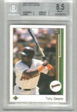 Tony Gwynn 1989 Upper Deck BGS 8.5