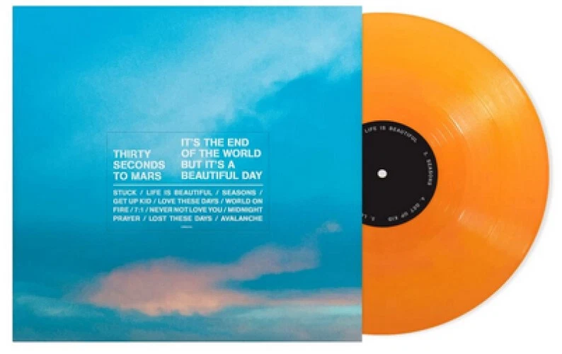 30 Seconds To Mars It's the End of the World, But It's A Beautiful Day LP Vinyl - Image 1 of 1