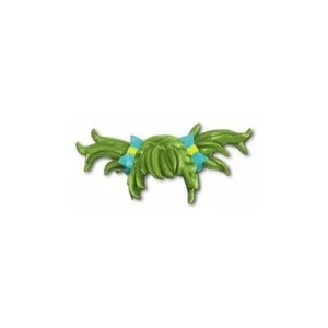 Japanese Animation Manga DELUXE ADULT LATEX LIME GREEN ANIME WIG W/ PIG TAILS - Picture 1 of 1