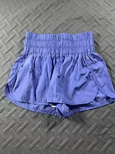 Pantaloncini Free People Movement The Way Home in blu pervinca donna taglia XL - Foto 1 di 8