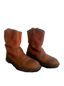 Georgia Boot G4254 12" Gummistiefel rot braun durchnäselt Arbeitsstiefel Herren Größe 9,5 - Bild 1 von 7