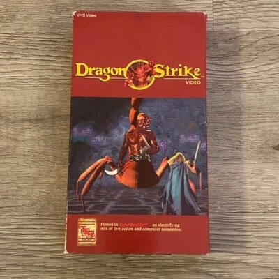 Dragon Strike Video VHS Cassette for 1993 Board Game Filmed In HyperReality - Image 1 of 4