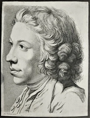 Eau-forte 18è d’après Watteau - Photo 1/2