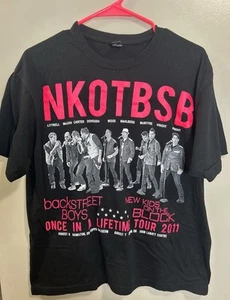 Nuova maglia Kids On The Block Backstreet Boys 2011 Once In A Lifetime 2011 Tour XL - Foto 1 di 6